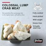 Phillips Colossal Lump Crab Meat 16oz Can – 4 Pack – Wild Caught Canned Lump Crabmeat, Pasteurized, Hand-Picked Shell-Free Blue Swimming Crabs, Large Lumps for Premium Dishes & Cocktails