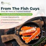 Colossal Red King Crab Leg Splits – Pre-Split for Easy Prep, Fully Cooked & Flash Frozen – Premium Wild-Caught Crab from Norway – 1 lb Pack