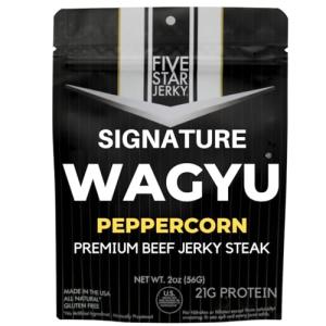 Five Star Wagyu Beef Jerky – Tender Peppercorn 6-Pack (12oz)