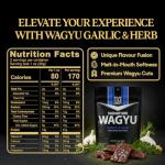 Five Star Wagyu Beef Jerky – Garlic & Herb 6-Pack (12oz)