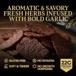 Five Star Wagyu Beef Jerky – Garlic & Herb 6-Pack (12oz)