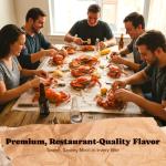 Maryland Steamed Blue Crabs – Jumbo Hardshell (6.5–7 in), Fresh Freshly Steamed Seafood with Mallets & Crab Paper Included, Crab Feast Kit for Delivery pack of 12