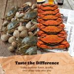 Maryland Steamed Blue Crabs – Jumbo Hardshell (6.5–7 in), Fresh Freshly Steamed Seafood with Mallets & Crab Paper Included, Crab Feast Kit for Delivery pack of 12