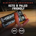 ICON Meats BEAST Stick Sampler - Assorted Flavors of ICON Meats Bison, Elk, Venison and Pork BEAST Sticks - 16 Pack of Individually Wrapped Meat Stick – USDA Approved, All Natural Artisan Meat, Diet and Macro Friendly, High Protein, Low Calorie, Zero to Low Sugar