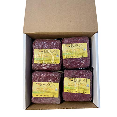 Nebraska Bison Burger Patties – 12 Count