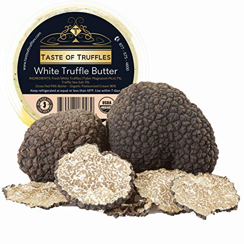 Black Burgundy Truffles with White Truffle Butter