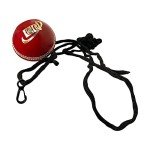 CE Red Cricket Practice Ball with String (5.5 Oz)