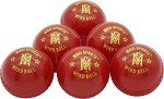 MARIB Wind Cricket Balls - Training Soft Ball (Red)