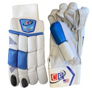 CE Blue Men's Right-Handed Cricket Batting Gloves
