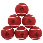 Mozi Sports 120g Heavy Rubber Cricket Balls - Red