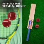 Mozi Sports 120g Heavy Rubber Cricket Balls - Red