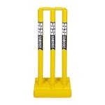 Yellow SS Cricket Plastic Stumps for Practice