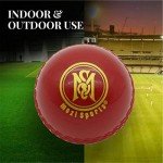 MARIB Wind Cricket Balls - Training Soft Ball (Red)