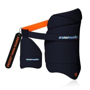 Moonwalkr 2.0 Lightweight Cricket Thigh Guards - Blue