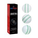 Soft Rubber Cricket Practice Ball - 3 Pack