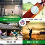 Soft Rubber Cricket Practice Ball - 3 Pack