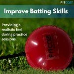 Fitcozi Kids Cricket Practice PVC/Rubber Hanging Ball