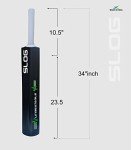Jaspo Durable Plastic Cricket Bat for All Ages