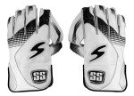 SS Match Wicket Keeping Gloves & Cotton Liners - White