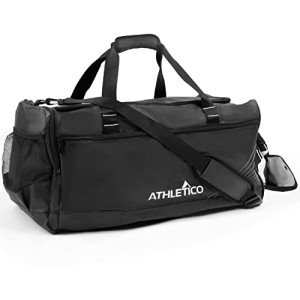 Athletico Sports Duffle Bag with Cleat Compartment