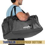 Athletico Sports Duffle Bag with Cleat Compartment