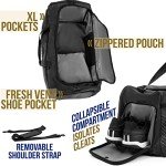 Athletico Sports Duffle Bag with Cleat Compartment
