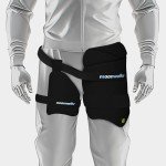 Moonwalkr Cricket Thigh Guards 2.0 - Medium Black