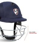 SG Blazetech Medium Cricket Helmet - Navy Blue