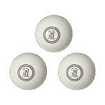 55 TRENDS 3-Pack Synthetic PVC Cricket Practice Balls
