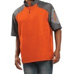 Holloway Raider Short Sleeve Pullover - XL Orange