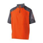 Holloway Raider Short Sleeve Pullover - XL Orange