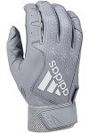 Adidas Adizero 4.0 Leather Batting Glove - Gray