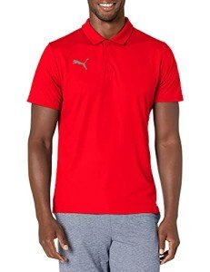 PUMA Men’s teamLIGA Sideline Polo - Red/White
