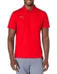 PUMA Men’s teamLIGA Sideline Polo - Red/White