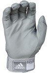 Adidas Adizero 4.0 Leather Batting Glove - Gray
