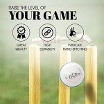 Mozi Sports® Senior Leather Cricket Ball - 5.50oz