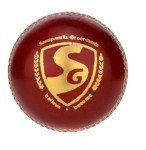 SG Cricket Shield 20 Premium Red Leather Ball