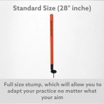 Bratla Cricket Target Stump Wicket - Metal Practice