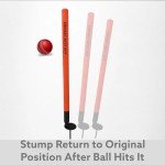 Bratla Cricket Target Stump Wicket - Metal Practice