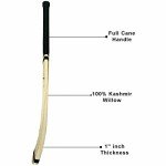 Zeepk 5 Star Tennis Tape Cricket Bat - Blue