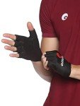 Omtex Cricket Finger Cut Batting Gloves - Black