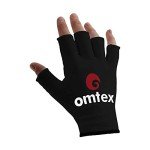 Omtex Cricket Finger Cut Batting Gloves - Black