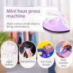 Mini Heat Press for DIY Projects - Light Purple