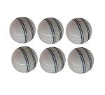 AnNafi® A Grade White Leather Cricket Ball