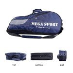 Adjustable Sports Racket Bag with Shoe Compartment