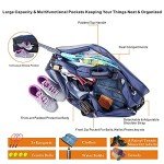 Adjustable Sports Racket Bag with Shoe Compartment