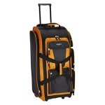 Travelers Club 30" Multi-Pocket Rolling Duffel Bag