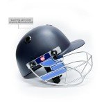SS Elite Cricket Helmet - Navy Blue, Large Size