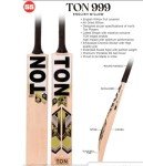 SS TON 999 Premium English Willow Cricket Bat