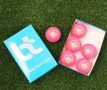 BT Pink Leather Cricket Balls - Pack of 6